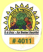 5 a Day for Better Health 4011 oval.JPG (26799 Byte)