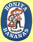 Bonita Bananas Ecuador Zeitraum 1972 bis 1977.JPG (28129 Byte)