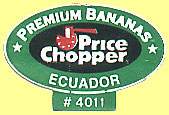 Price Chopper Premium Bananas 4011 Ecuador.JPG (10991 Byte)